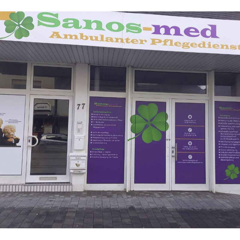 Kundenlogo Sanos-Med Ambulanter Pflegedienst UG