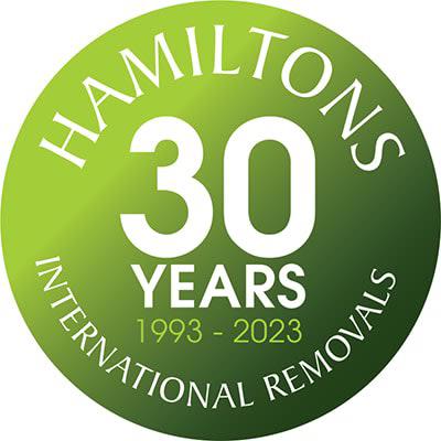 Hamiltons National & International Removals Logo