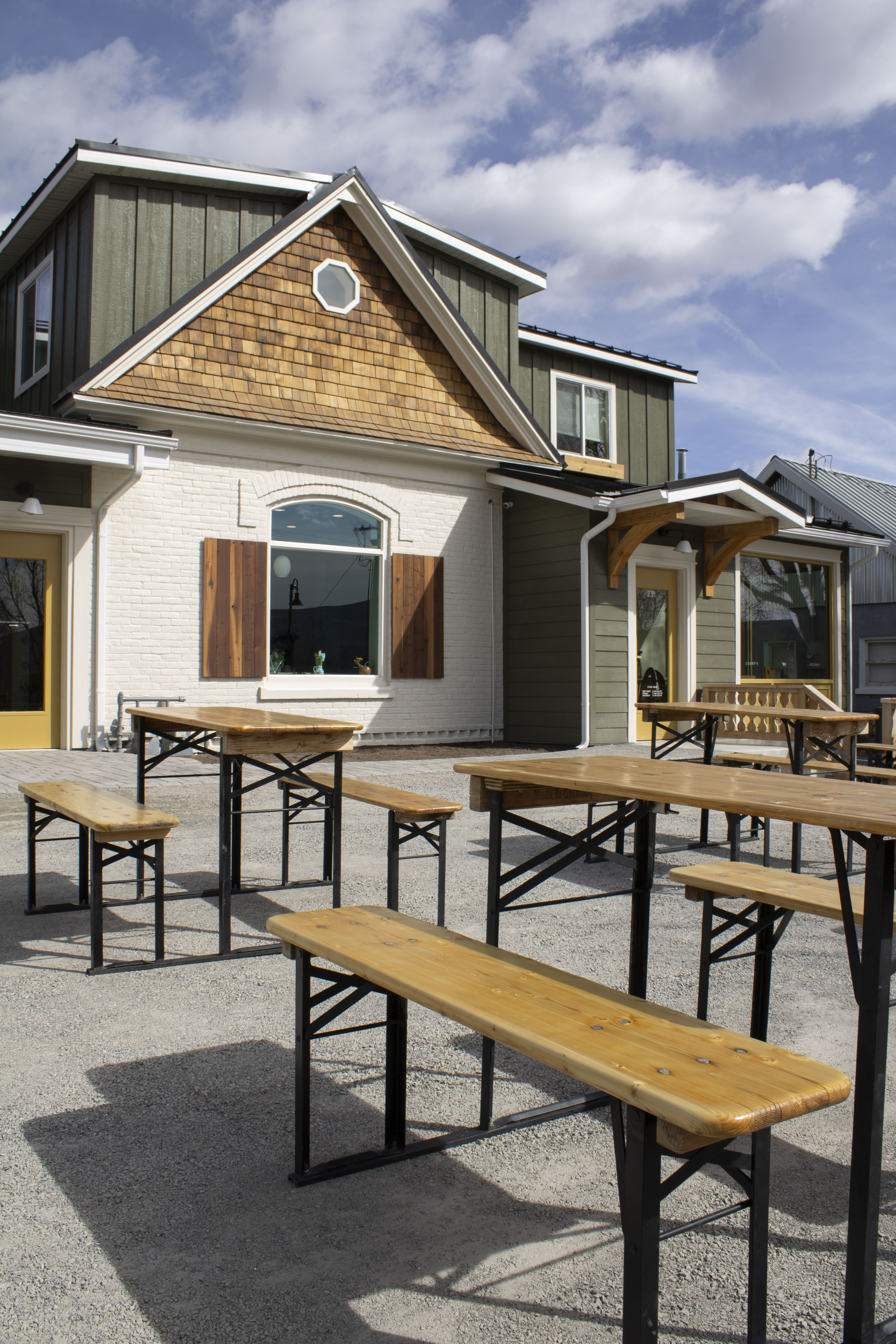 Enjoy your food outside on our patio.
