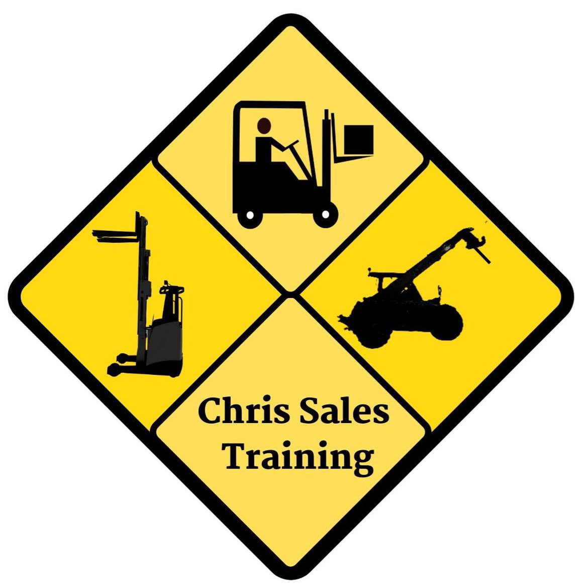 LOGO Chris Sales Fork Lift Truck Training St. Neots 01954 718648