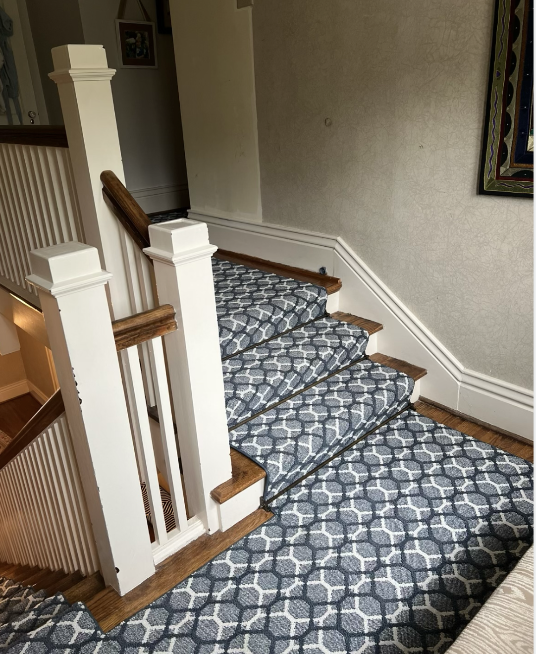 Stair Runners:

Looking to give your stairs a luxury and tailored look?  Visit Carpet One Lexington and choose from the hundreds of remnants we have in stock to find what you'll love in your space.
