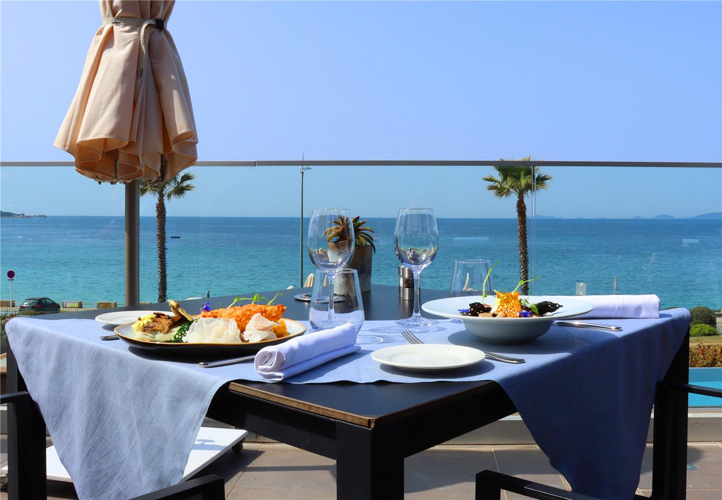 Lunch terrace sea view Lunch terrace sea view
