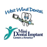 West Wind Dental a Mini Dental Implant Center of America Logo