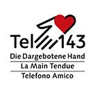 Die Dargebotene Hand, La Main Tenue, Telefono amico Logo