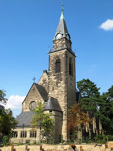 Grunewaldkirche - Kirchengemeinde Grunewald, Bismarckallee/Wernerstraße in Berlin