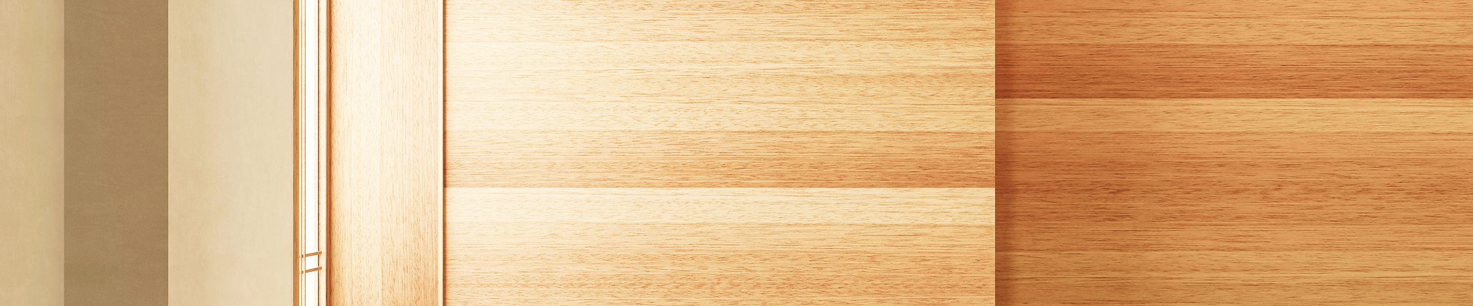 Minimalist wood panels showcasing natural grain and warmth.