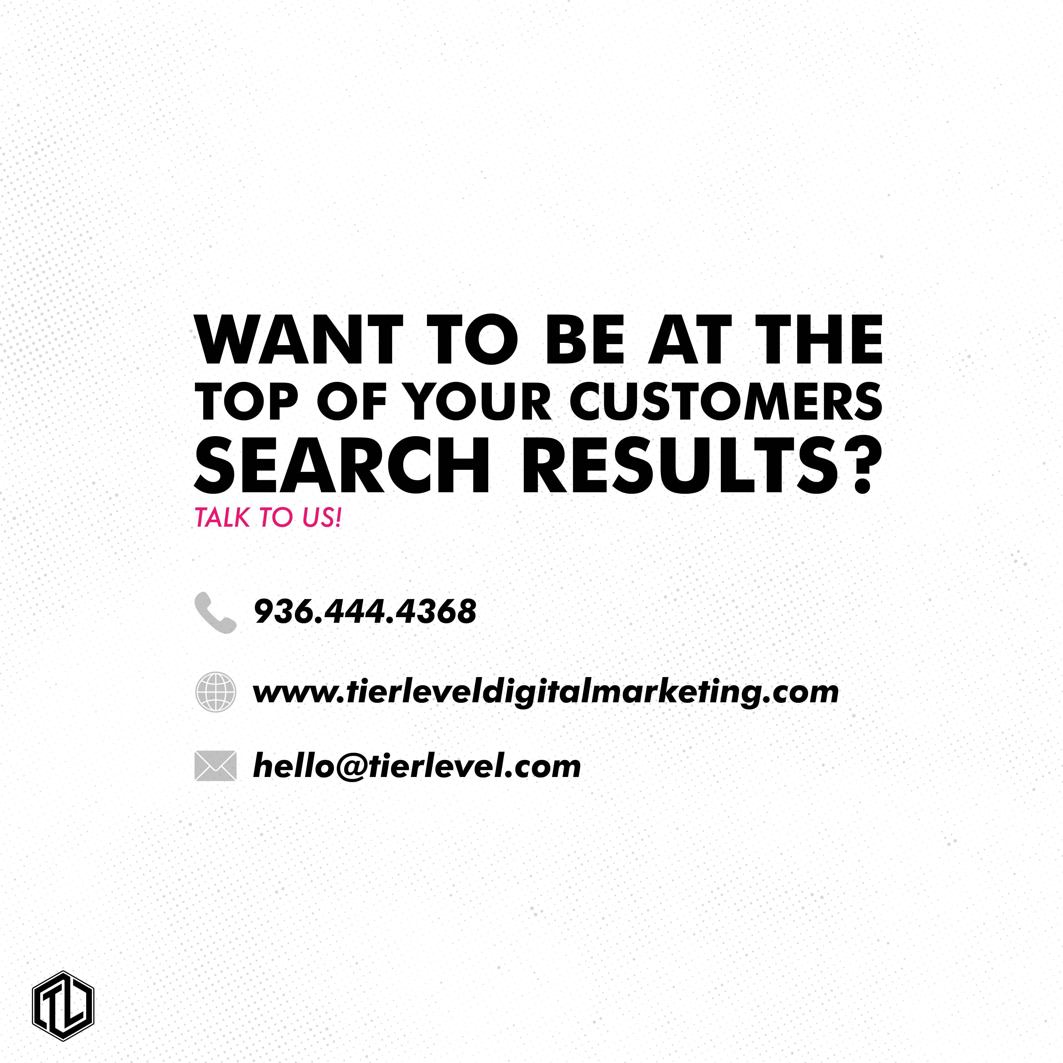 With hundreds of options, customers will pick the site that stands out the most. Our team will help your company's website throw the perfect pitch on the search results!