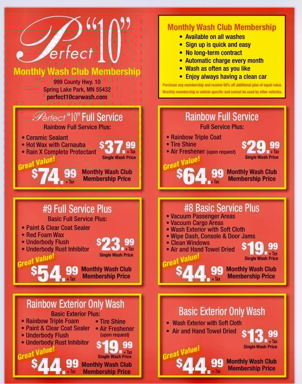 Images Perfect 10 Car Wash and Detail Center
