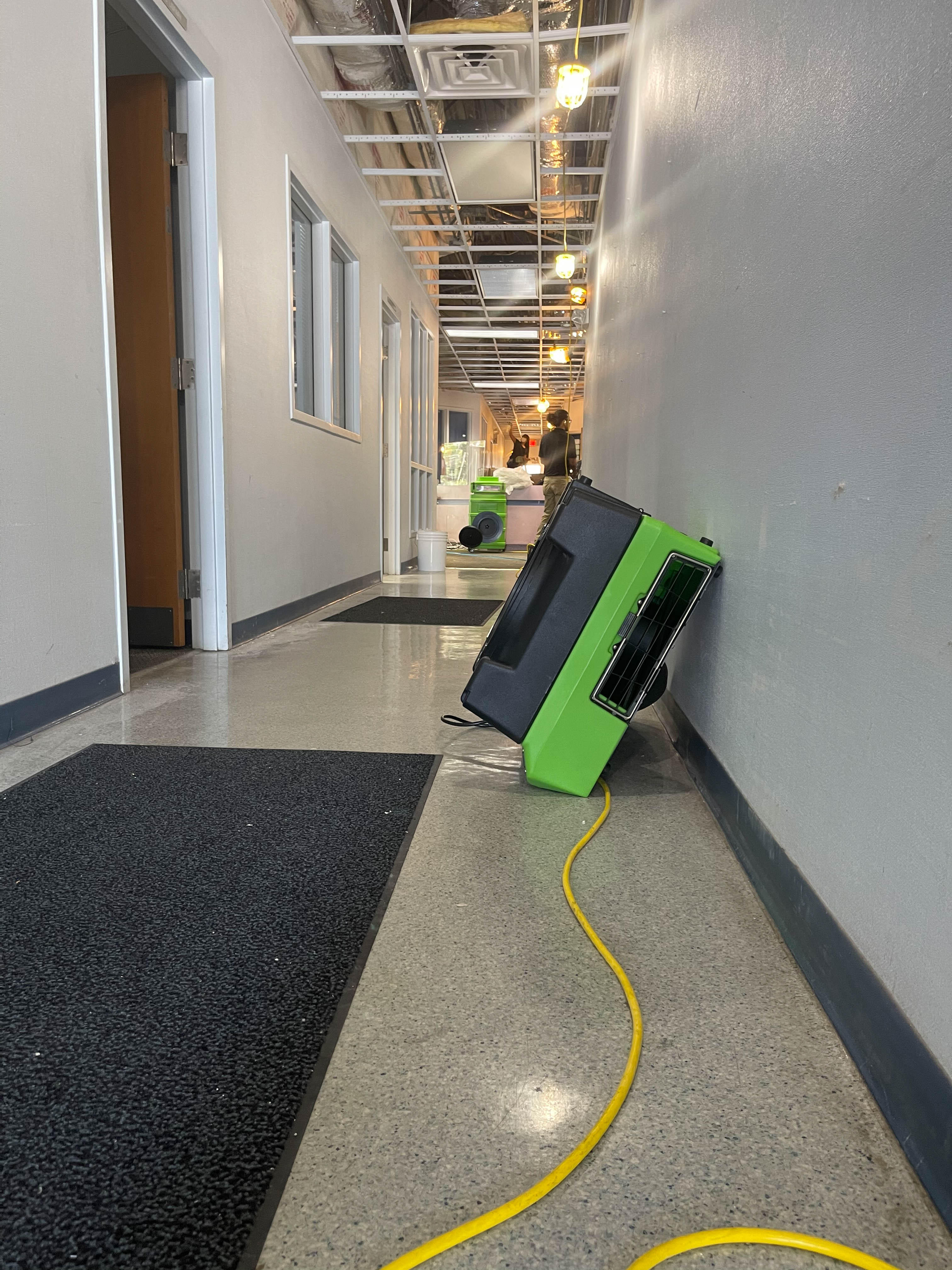 SERVPRO of Punta Gorda was called in to help with a commercial ceiling that had been damaged by a busted pipe. The damage was extensive, and SERVPRO's team worked quickly to remove the ceiling tiles and drywall so that the building could be cleaned and restored to its original condition as quickly as possible.