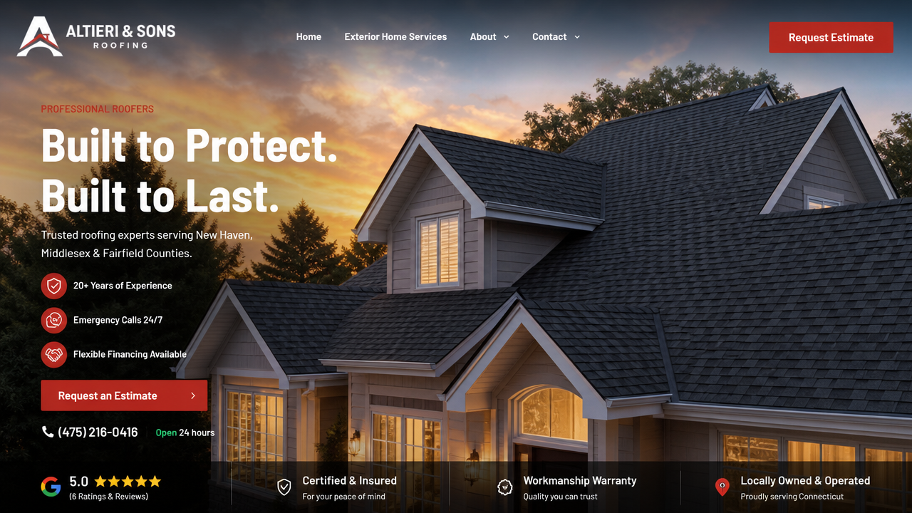 Your home deserves the absolute best. ✨
Did you know that Altieri & Sons Roofing is part of a very select group of GAF Certified™ Contractors in North America? We don't cut corners. We deliver exceptional, quality workmanship installed to the highest standards in the industry.
When you choose us, you are choosing:
Vetted, top-tier professionals
Superior, long-lasting materials
A roof that is truly built to last
Ready to upgrade your home's protection? Reach out today for a free, no-obligation estimate! ????
#RoofingExperts #GAF #RoofReplacement #HomeRenovation #AltieriAndSons #QualityWorkmanship #LocalRoofers