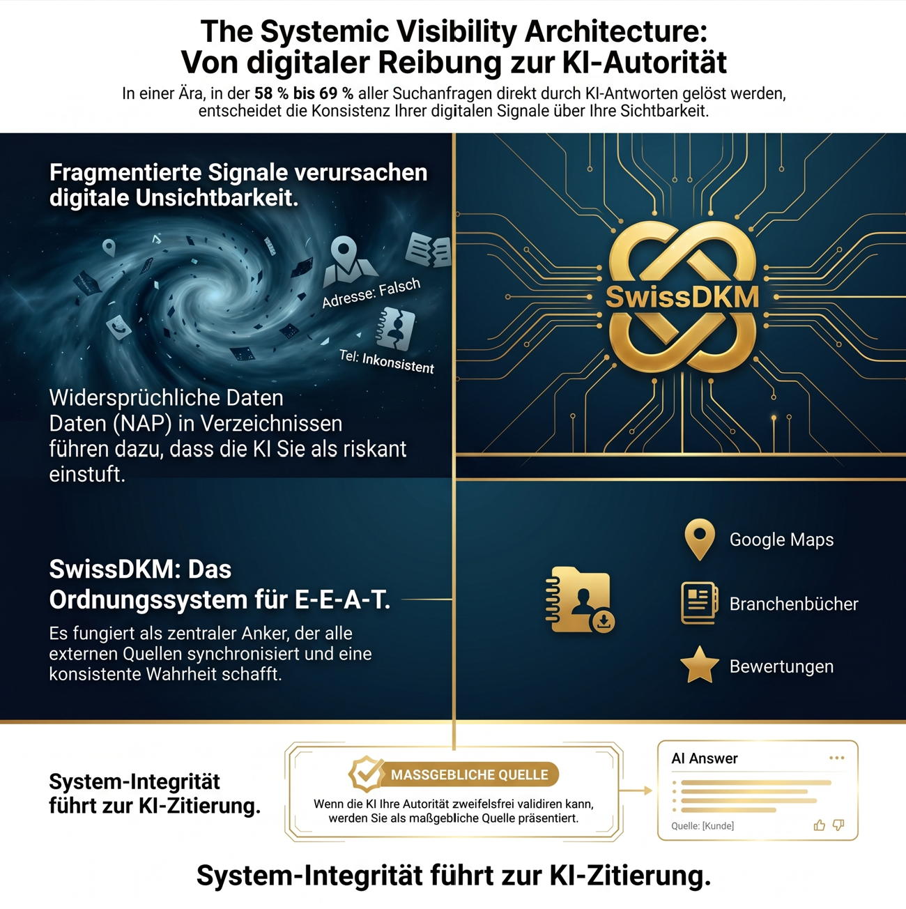 SwissDKM KI-Sichtbarkeit, GEO & AEO, Breitenstrasse 16 in Adliswil