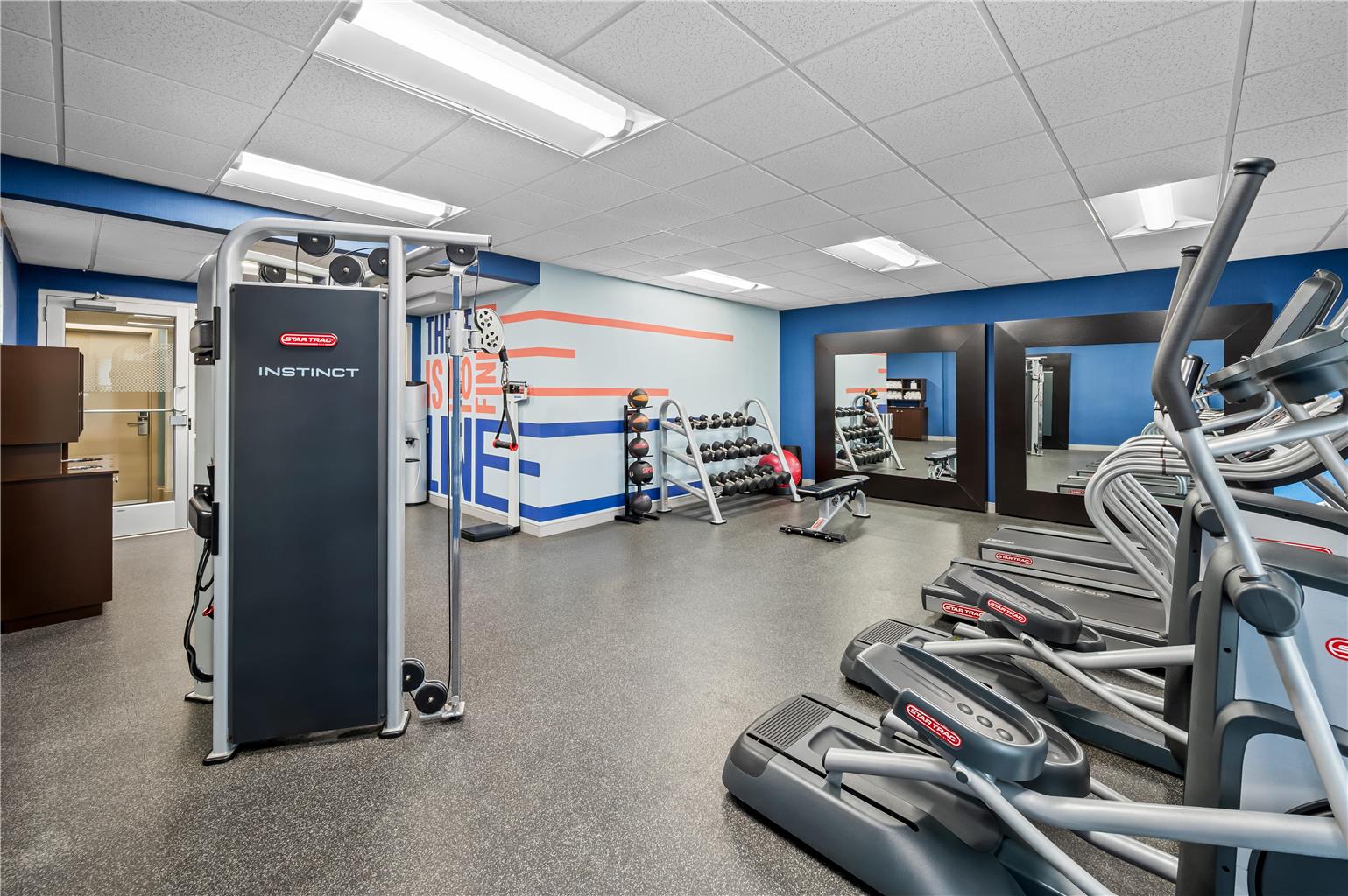 Health club fitness center gym