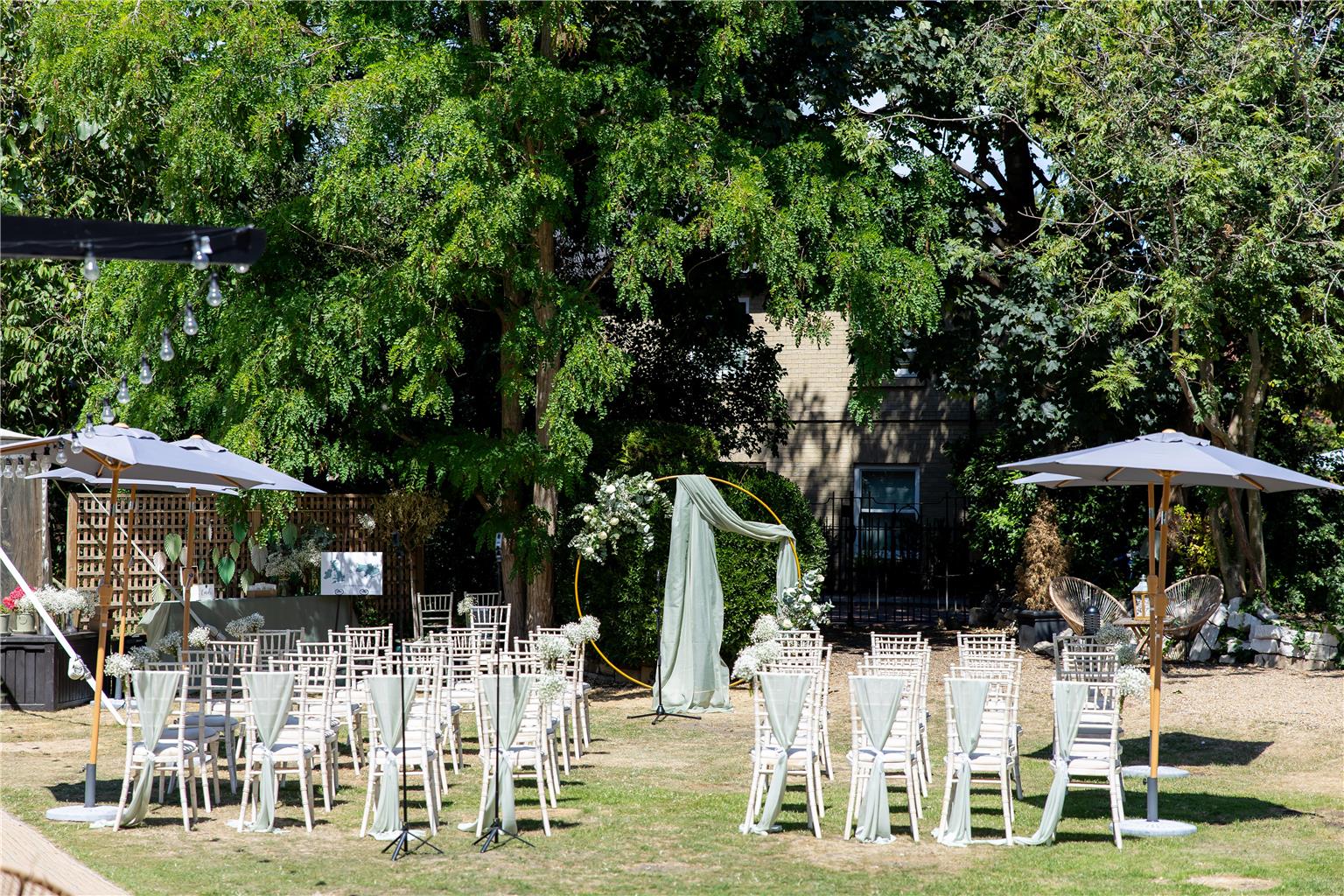 Garden Wedding Ceremony