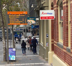 Kwik Kopy Exhibition Street Melbourne