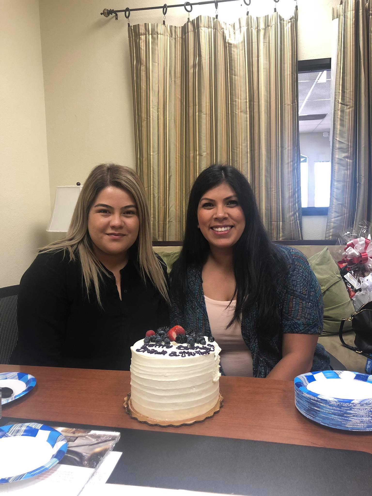 Celebrating Brenda and Maribel’s birthday with a special treat!