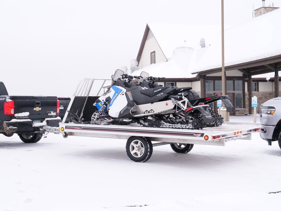 Trailer options for winter hauling. Shop M&G on 55 in Minnesota now.