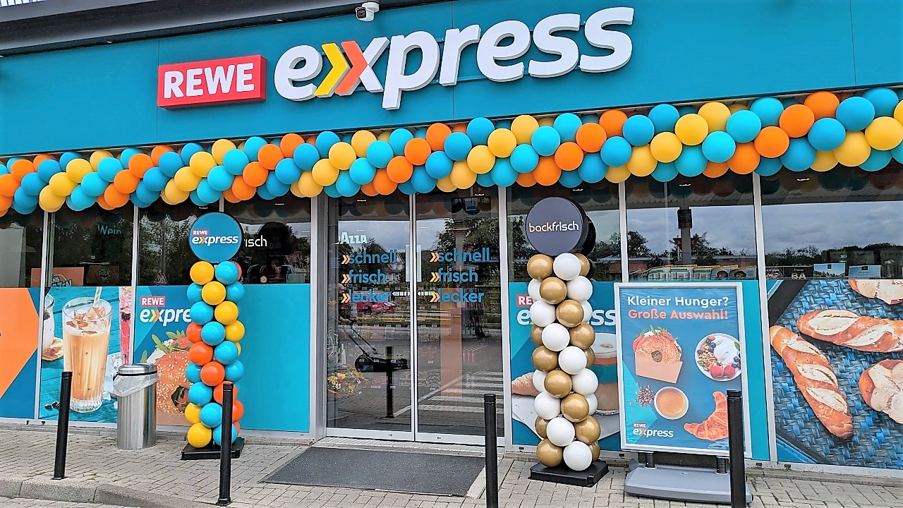 REWE express in Oberschleißheim - Logo