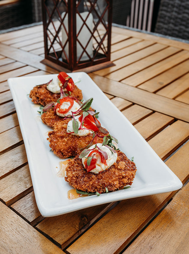 Root and Branch Fried Green Tomatoes