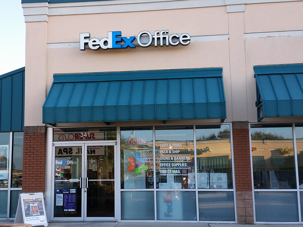 Exterior photo of FedEx Office location at 341 Marsh Landing Pkwy\t Print quickly and easily in the  FedEx Office Print & Ship Center Jacksonville Beach (904)280-9989