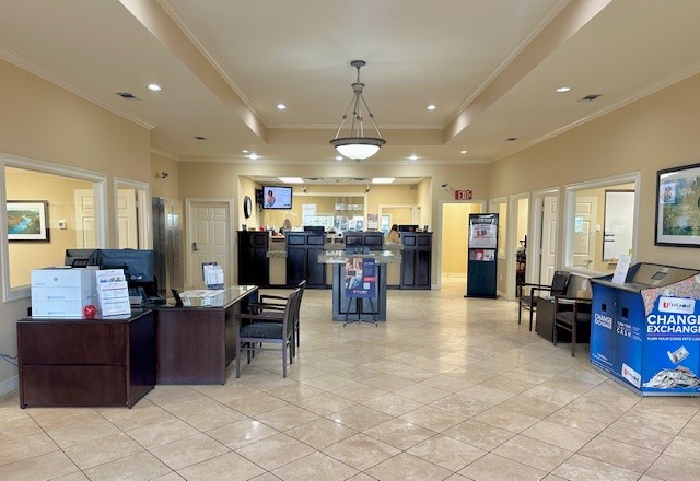 First United Bank - Sanger - interior lobby
