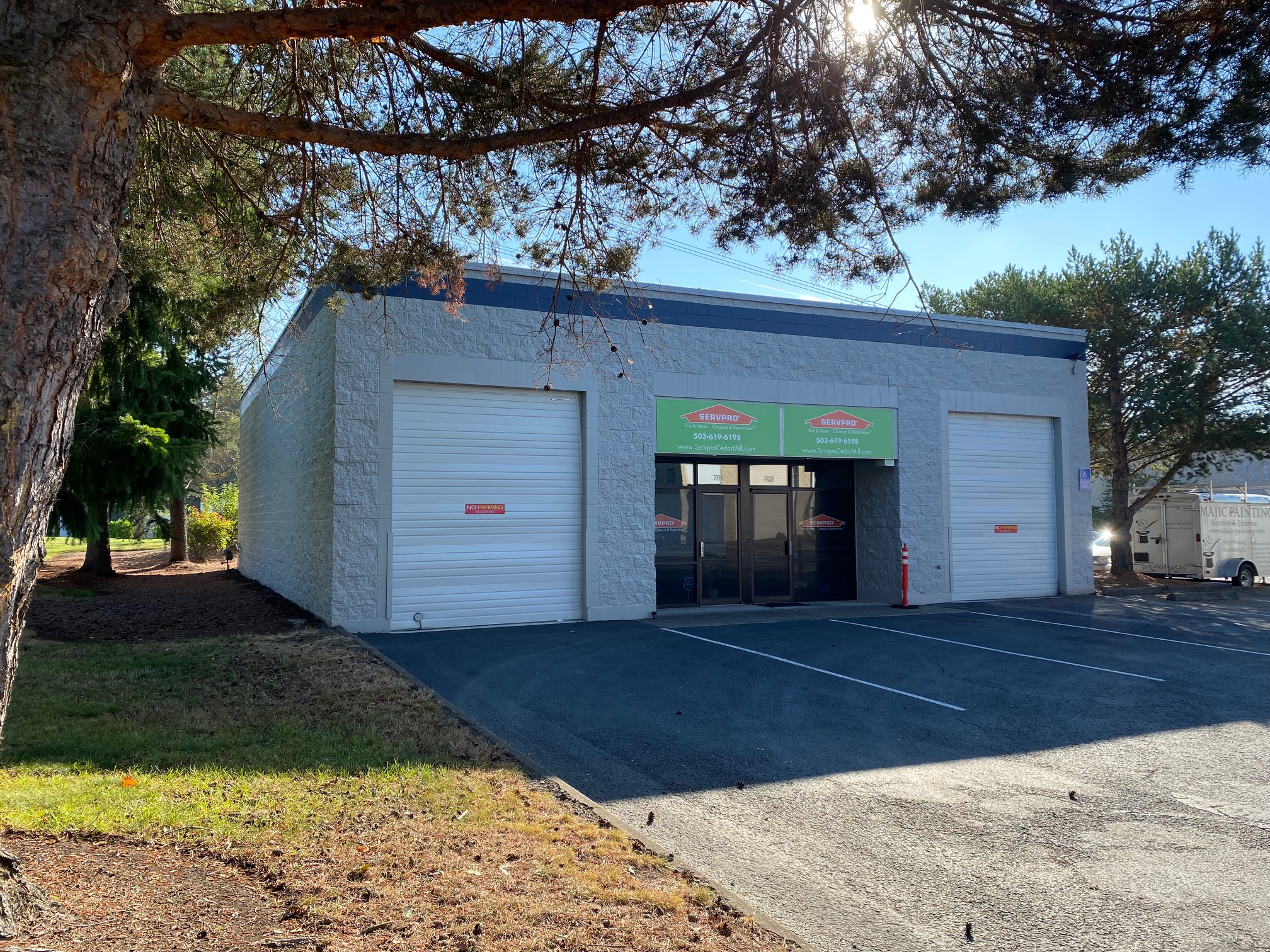Another view of our building - located on the right side of the Cornelius Pass Business Park off Aloclek Drive in Hillsboro.