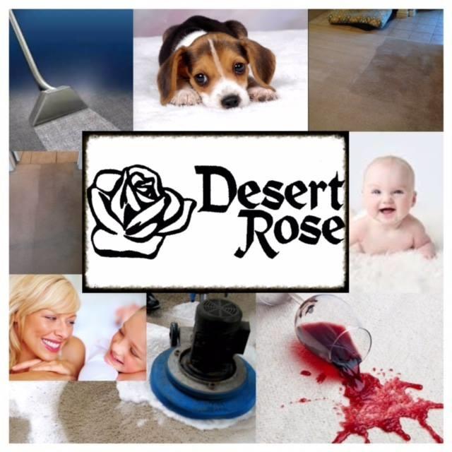 Desert Rose Carpet Cleaning Logo