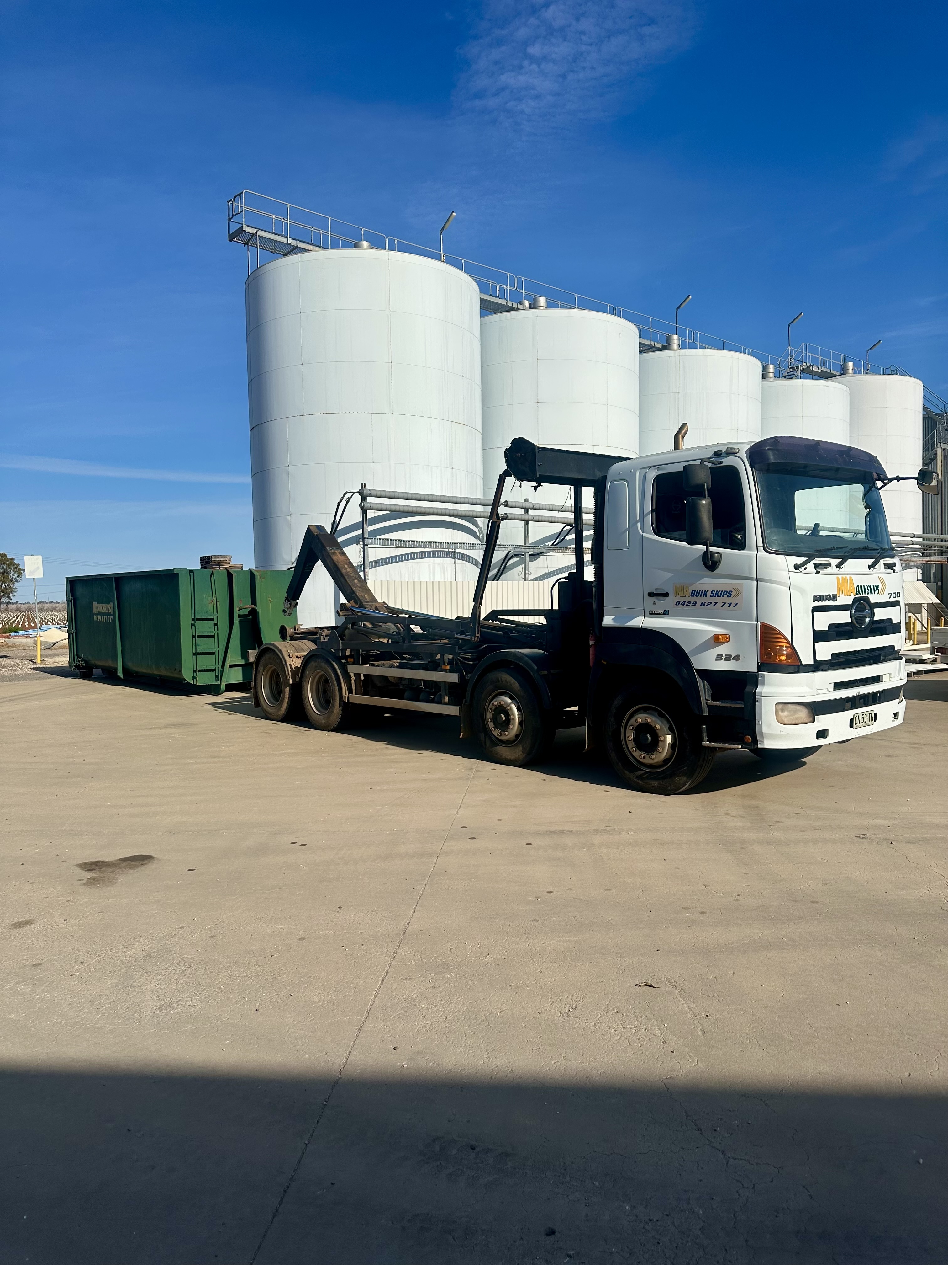 Images MIA Quikskips and MIA Quik Waste