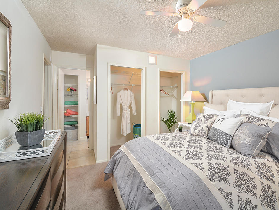 Bedroom With Large Closet