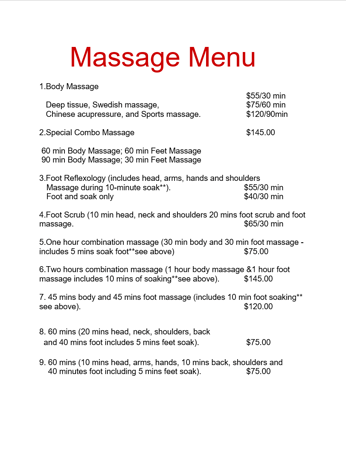 Images Yaqin Hong Massage