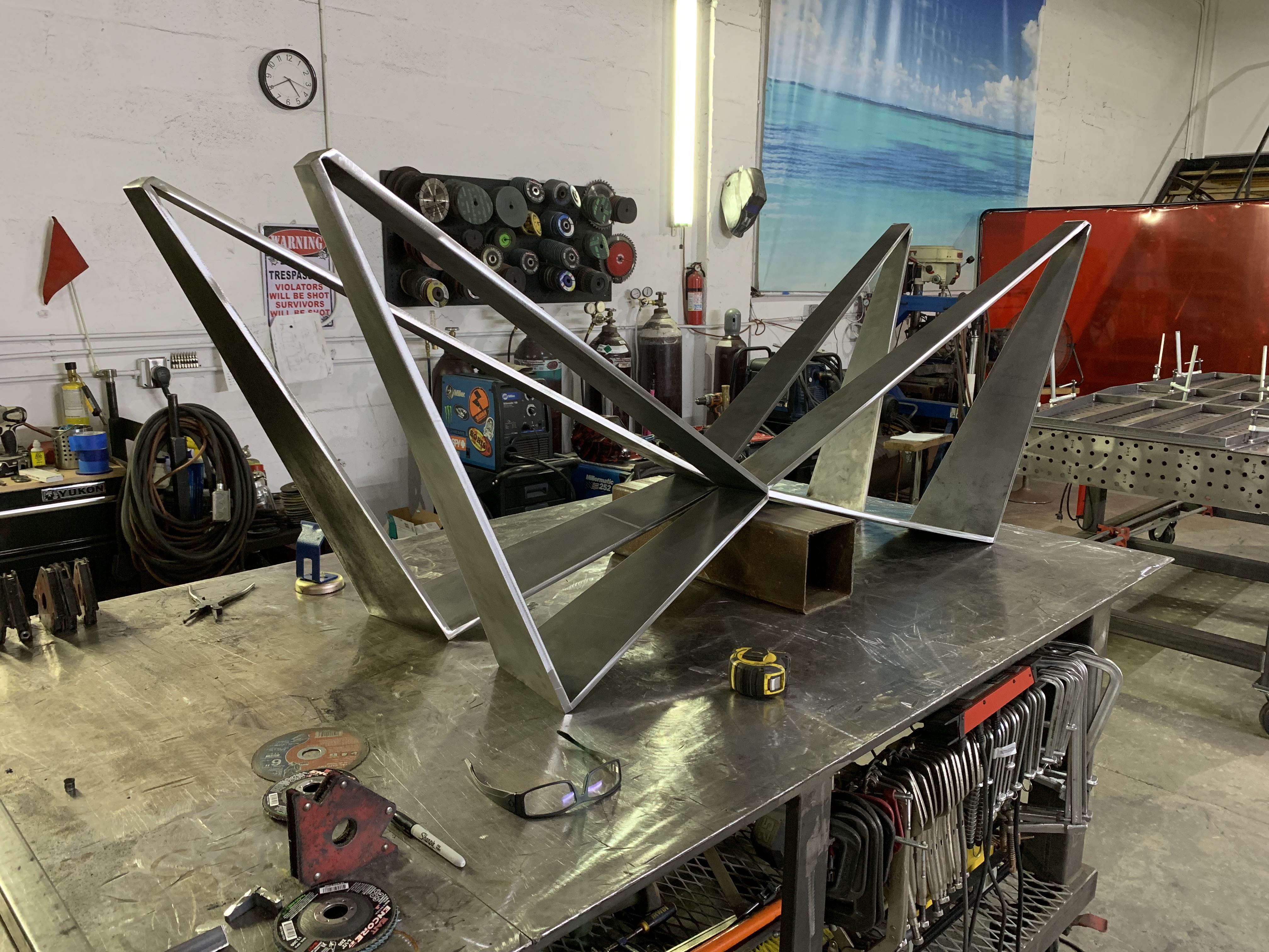 Custom Metal Fabrication in Miami, Metal Fabricator in Miami, Welding and Manufacturing Services in Miami, Metal Shop in Miami, welder fabricator, Nightlife Miami, DJ Booth, Metal Art, Store Displays, Store fixtures Custom Counters, Steel Monkey Dream Shop Miami, Custom Furniture, Stainless Steel, Aluminum, Steel