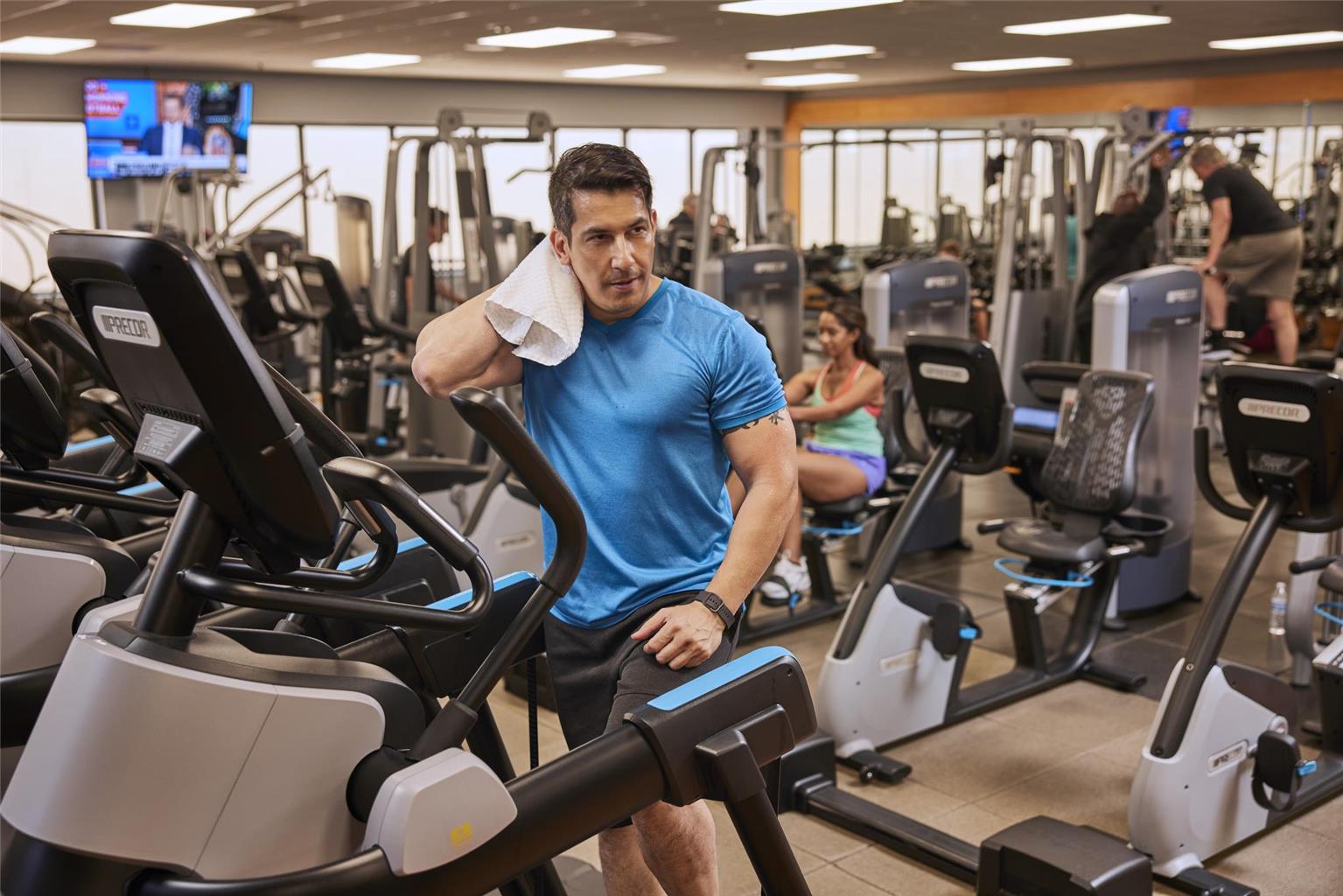 Health club  fitness center  gym 