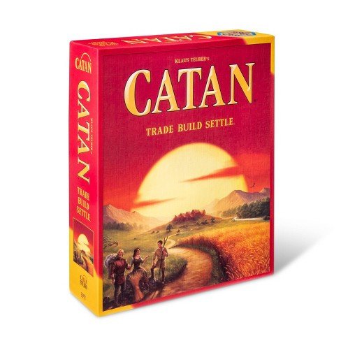 Asmodee Catan Catan? the original strategy board game. Your adventurous settlers seek to tame the remote but rich isle of Catan. Start by revealing Catan&rsquo;s many harbors and regions: pastures, fields, mountains, hills, forests, and desert. The random mix creates a different board virtually every game. No two games are the same!