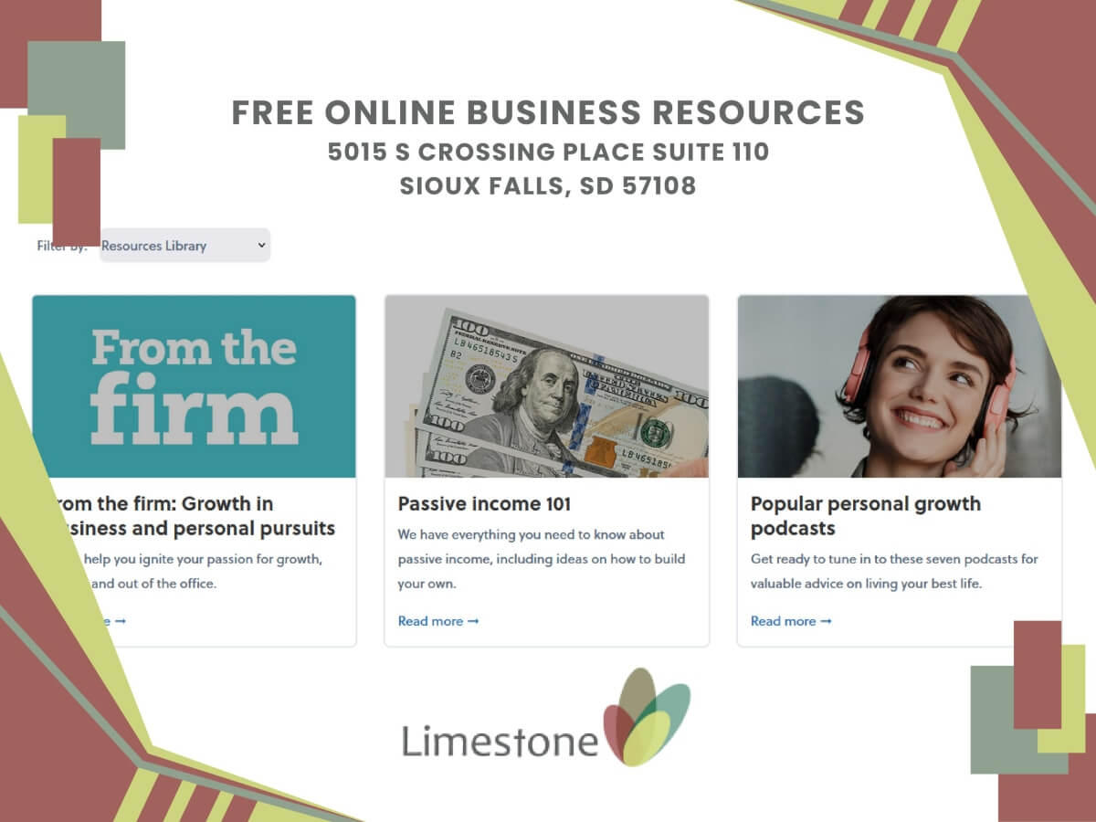 free online business resources Limestone Inc Sioux Falls (605)610-4958
