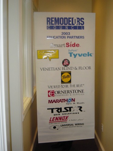 Custom retractable banner