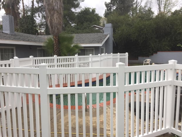 Images Practic Vinyl Fencing- Rosemead