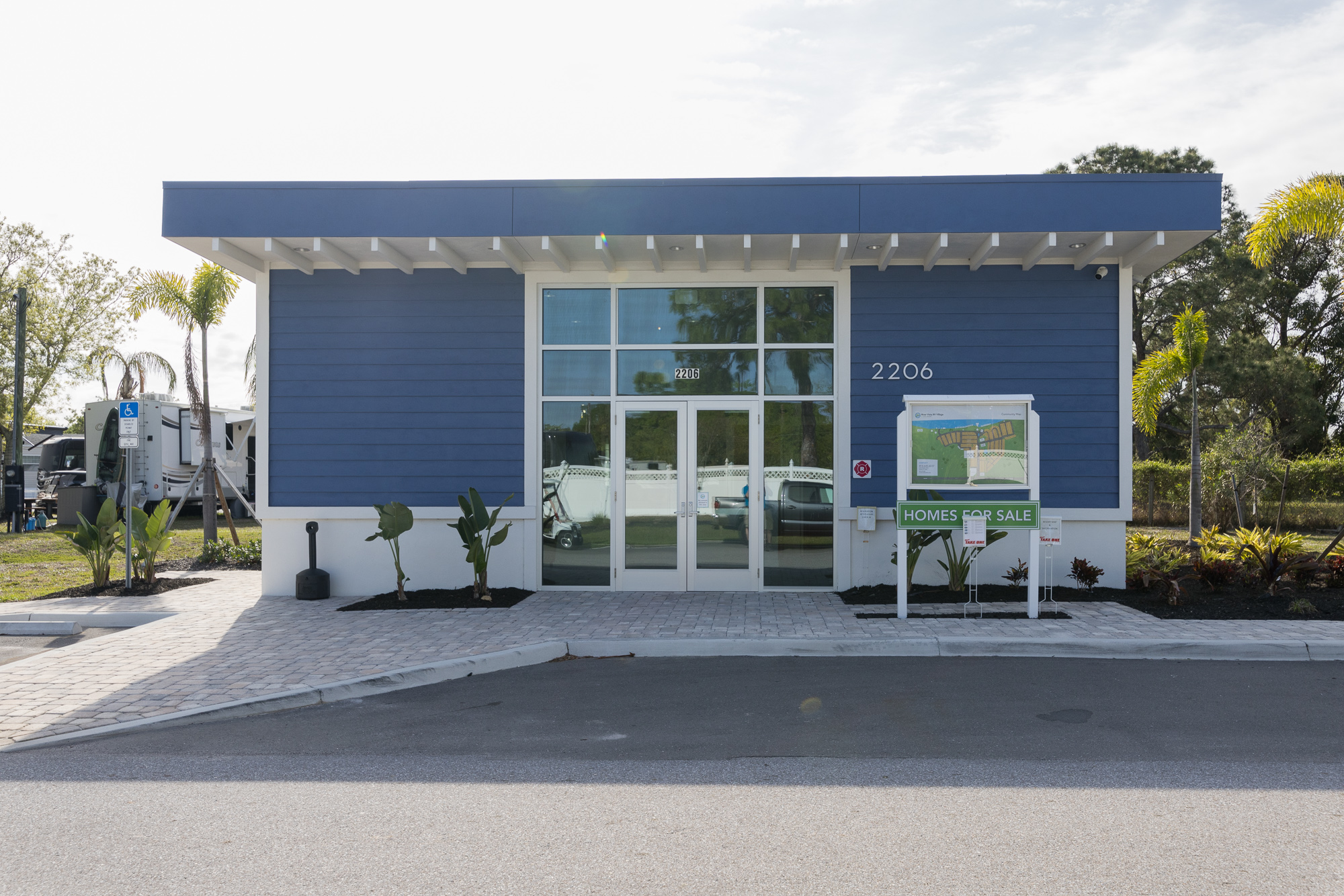 Front Office at River Vista RV Park in Ruskin, FL