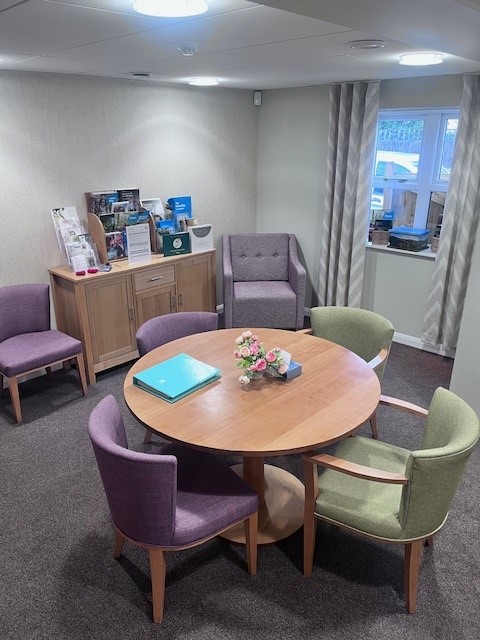Our arranging room at Ewell is a space for you to be able to reflect and organise a personalised funeral.
