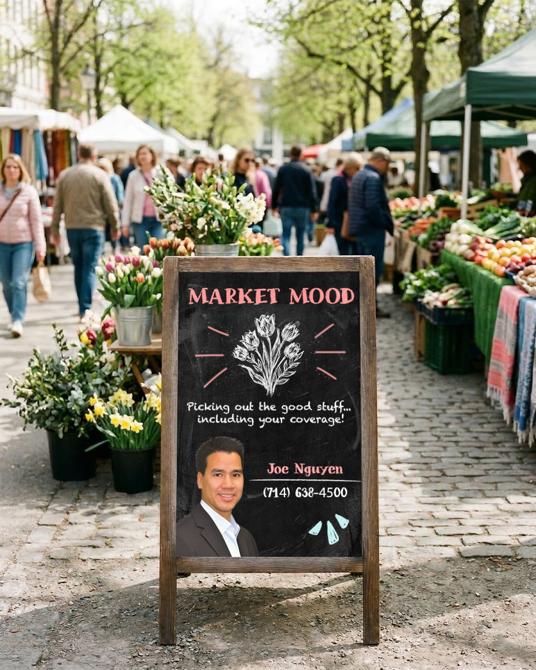 Fresh picks only! Flowers, produce&hellip; and maybe a quick coverage check while you&rsquo;re at it.