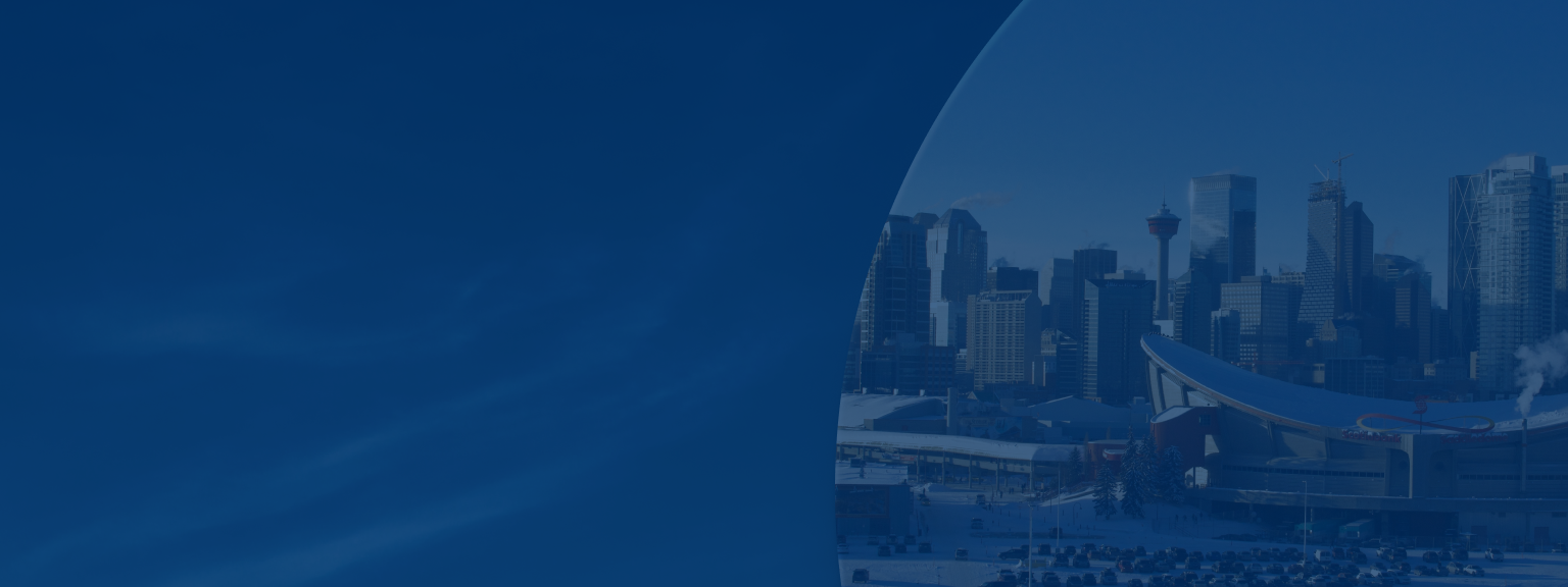 City of Calgary, Alberta skyline.