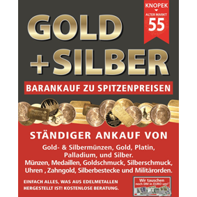 Kundenlogo Münzhandel & Goldhandel Knopek Köln