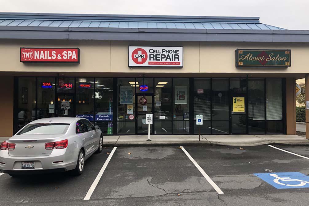 Storefront of CPR Cell Phone Repair Gig Harbor WA