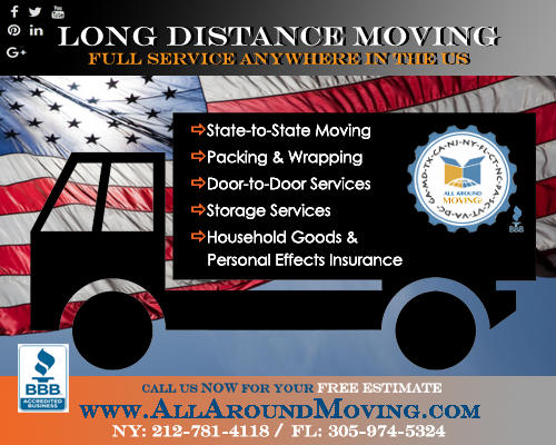Book us for your next Long Distance move!
Big or Small we do it all!
www.allaroundmoving.com/miami-moving-company