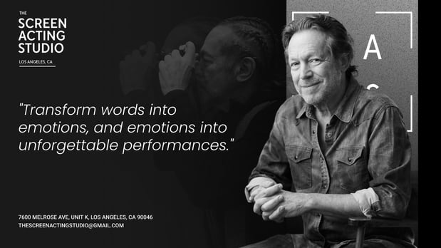 Images Aaron Speiser - The Screen Acting Studio