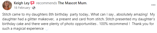 The Mascot Mum Burnley 07583 248583