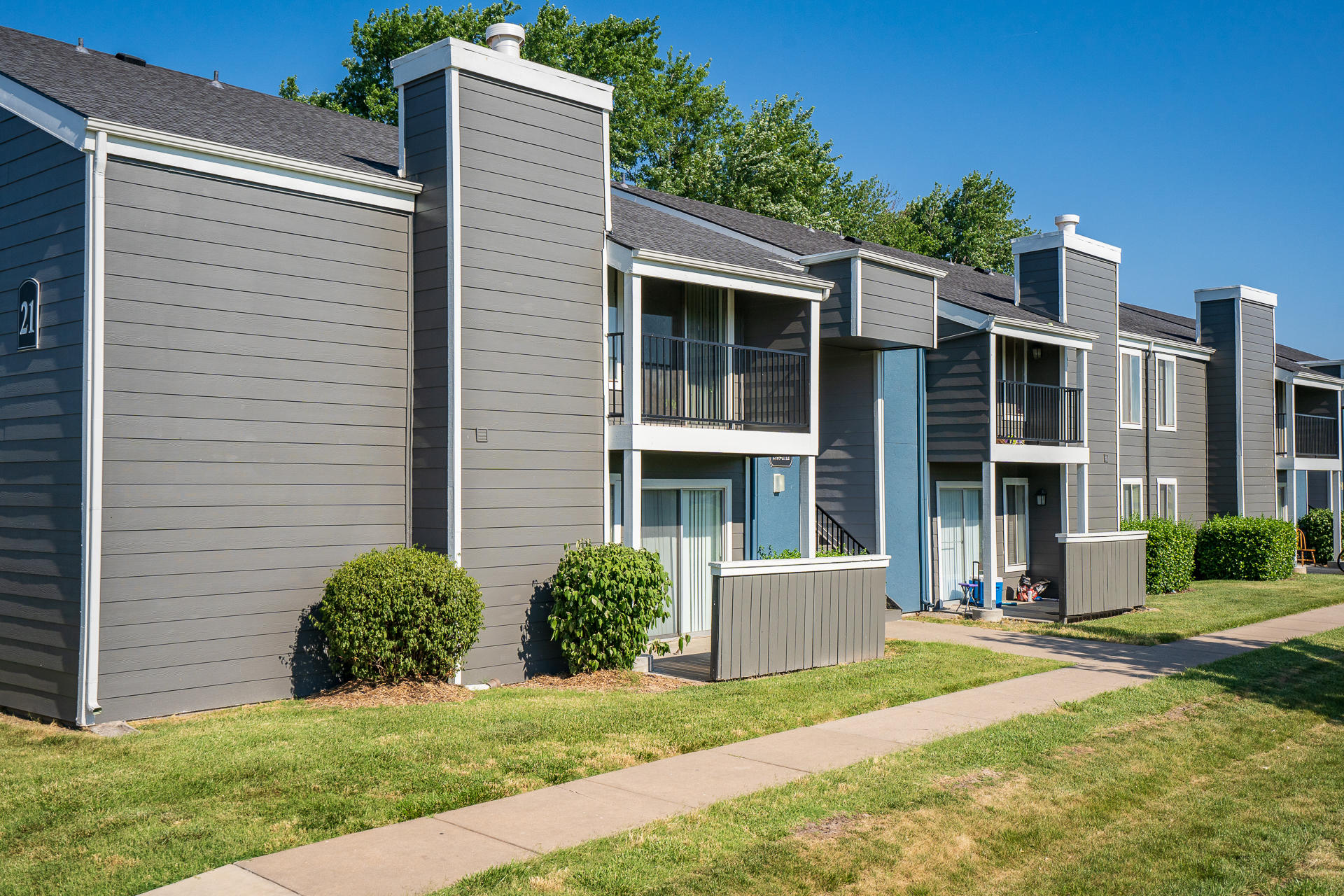 Exterior Of Claremont Apartment Homes