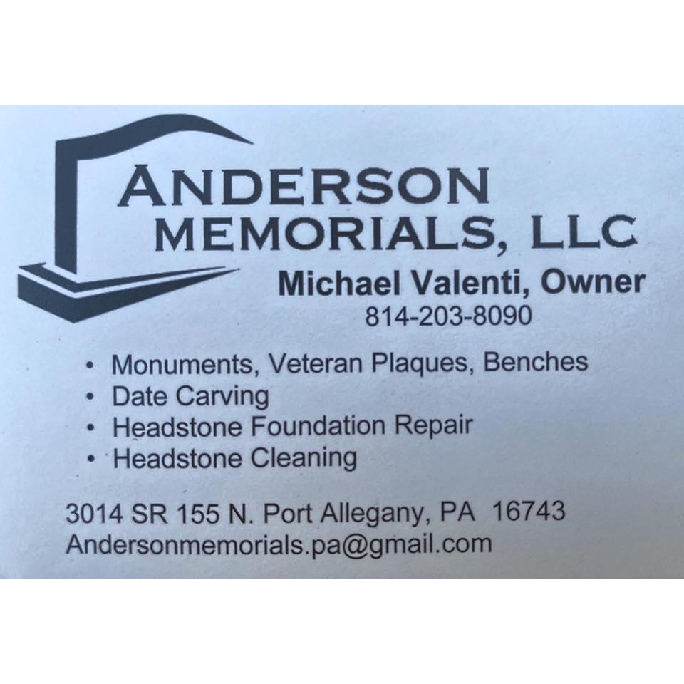 Anderson Memorials, LLC Logo