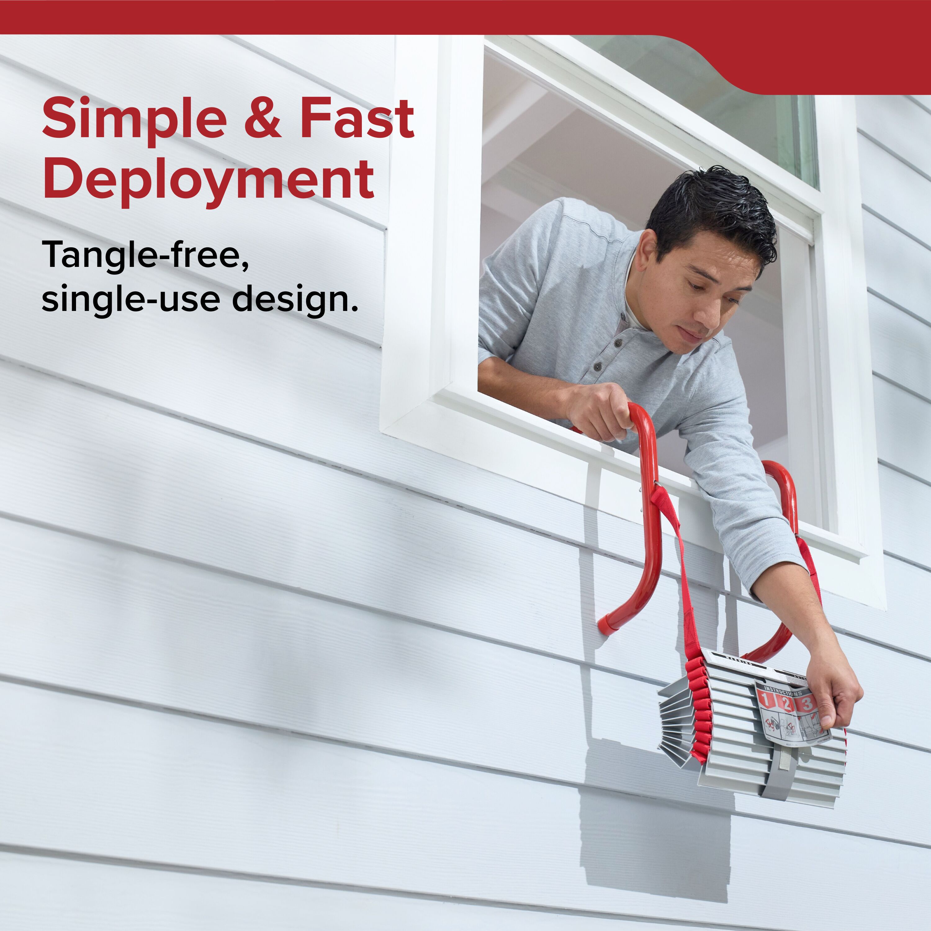 3-Story Fire Escape Ladder KL-3S | Kidde