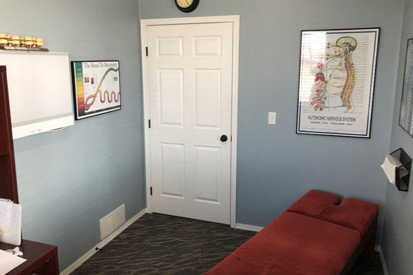 Red River Chiropractic and Wellness Exam Room