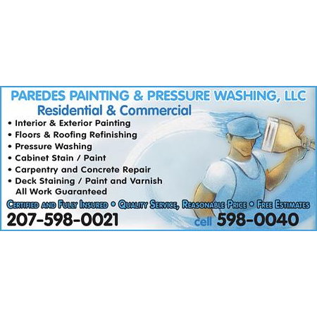 Paredes Painting & Pressure Washing LLC Logo