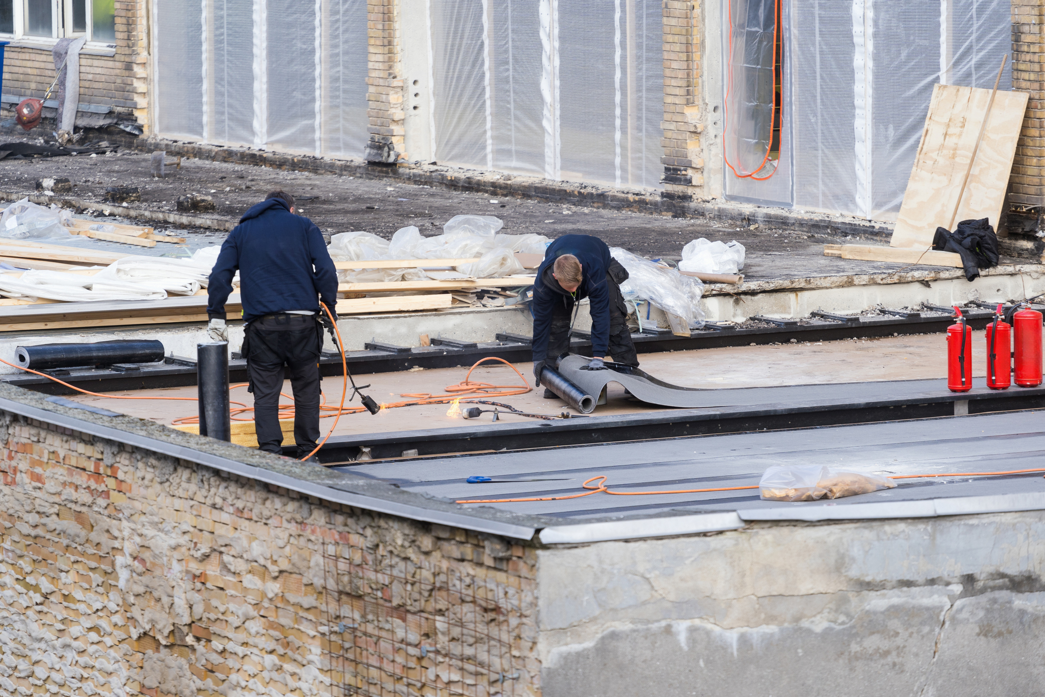 We provide commercial roof waterproofing to help protect your building from leaks, moisture intrusion, and costly structural damage. Our team of professionals provides reliable waterproofing solutions designed to improve durability and extend the life of commercial roofing systems. Contact us today!
